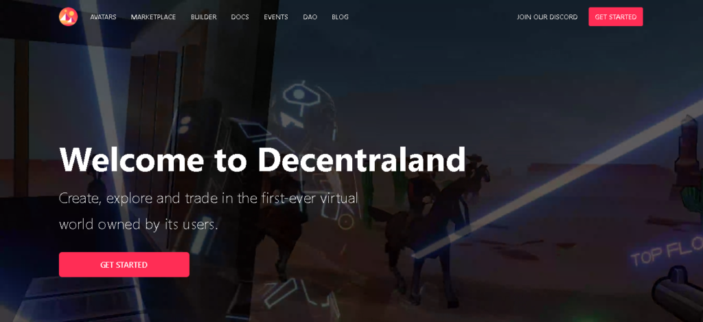 Decentraland-Website