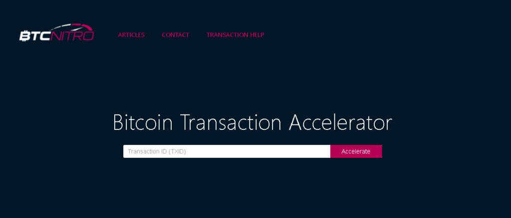 bitcoin cash accelerator