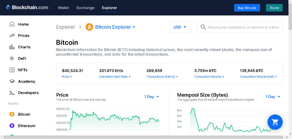 blockchain.com explorer
